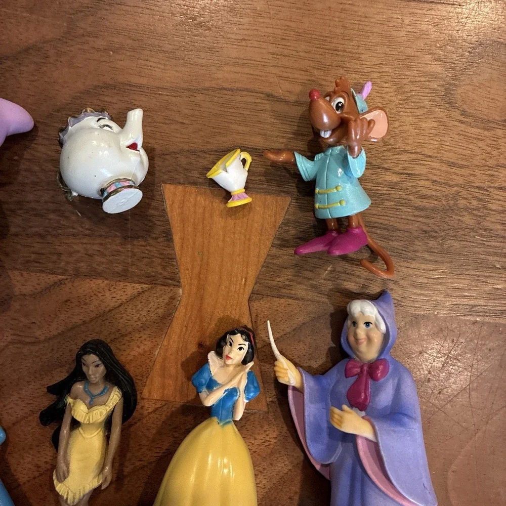 LOT Disney Princess Cake Toppers Cinderella Pocahontas Jasmine Snow White 3